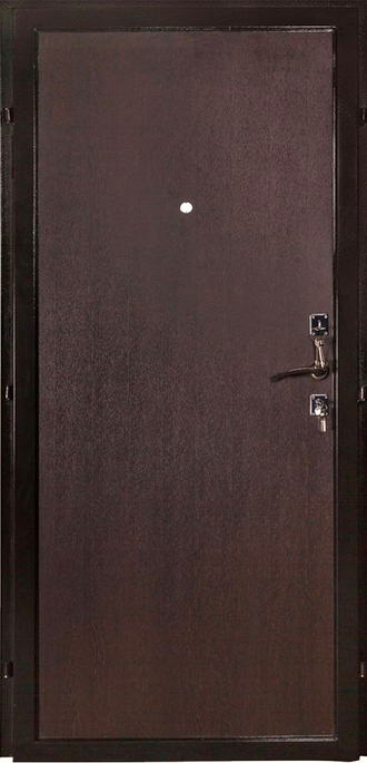 Металлическая входная дверь "Стандарт № 2 ровная" (двухконтурная)