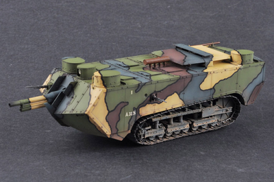 Сборная модель: (Hobby Boss 83858) Французский тяжёлый танк Saint-Chamond (Early)