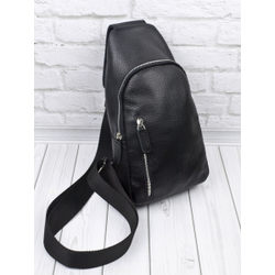 Кожаный кросс-боди рюкзак Vignola black (арт. 
3104-01)