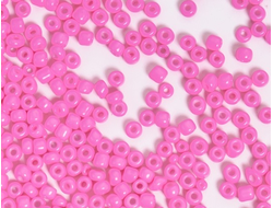Бисер Китайский № 8-968 ярко-розовый непрозрачный, 50 грамм