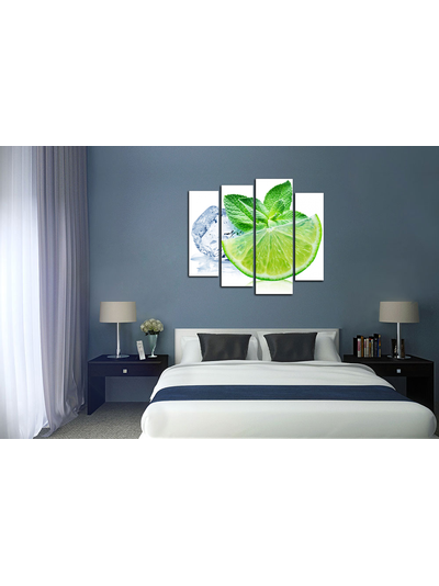 Модульная картина &quot;Лаймовый бриз&quot;