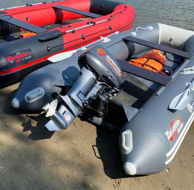 Моторная лодка Таймень LX 3600 НДНД графит/светло-серый УЦЕНКА