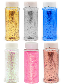 Конфетти фольга Шестиугольники, 90 гр МИКС