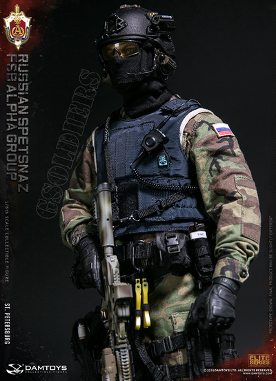Спецназ ФСБ "Альфа" ФИГУРКА 1/6 scale Aciton Figure RUSSIAN SPETSNAZ FSB ALPHA GROUP 78071 DAMTOYS