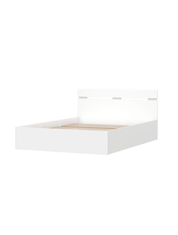 Одри СИМПЛ Кровать 1,4м (с основанием) Белый