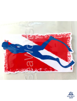 Наклейка оракал №25 Фридайвер