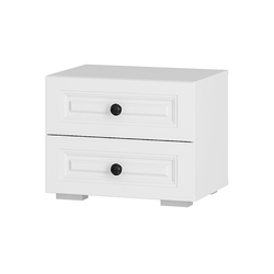 Тумба прикроватная Софт ТБ-12 белый/эмаль белая