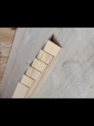 Угол деревянный клеёный 90х90 мм (3 метра)