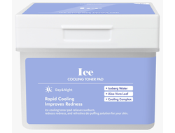 DERMAL ICE COOLING TONER PAD Охлаждающие тонер-пэды 120 шт (220 мл)