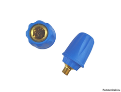 Байонет "KW" ARS 25 высокого давления синий (латунь); 1/4"ш.