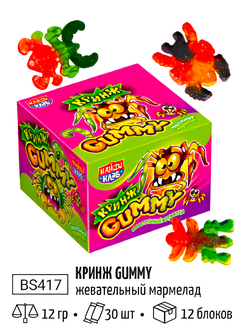 Жевательный мармелад "Кринж Gummy" 12г*30шт*12 блоков