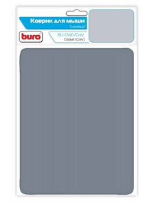 Коврик для мыши Buro BU-CLOTH серый, 230x180x3мм