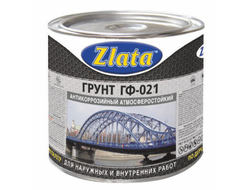 Грунт ГФ-021 "Zlata"  красно-коричневый  1,8 кг.