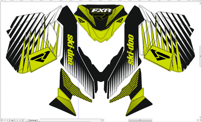 Наклейки снегоход саммит SKI DOO Summit 2014 2016 екатеринбург