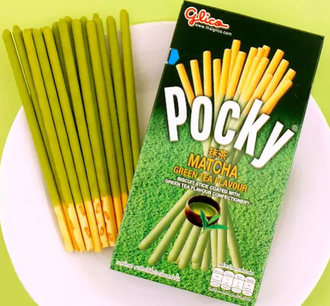 Бисквитные палочки Pocky Biscuit Sticks Green Tea, 33гр