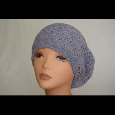 Женский берет осень - весна Vizio Италия 6607 голубой