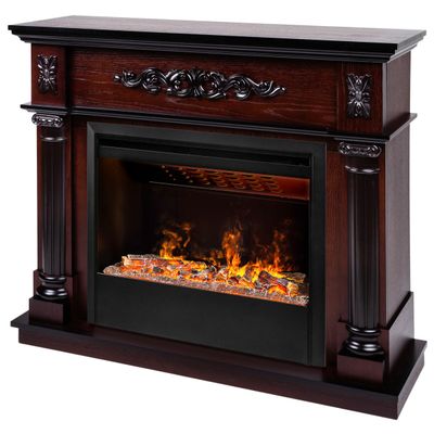 Электрокамин Silvia AO с очагом 3D Helios 26 SBG