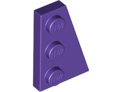 Wedge, Plate 3 x 2 Right, Dark Purple (43722 / 4616557)