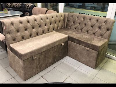 Скамья угловая Венеция кожзам (Бонмебель)