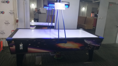 Аэрохоккей 8-футовый «Космос» (с электроникой) б/у