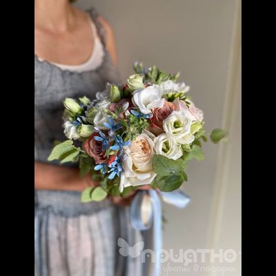 Букет невесты &amp; Бутоньерка № 1310