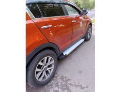 Пороги на Kia Sportage 3 (2010-2014-2015) Start