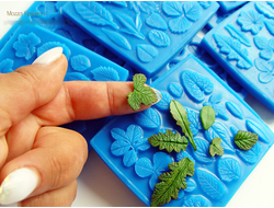 "Мини листики" силиконовый молд (вайнер)