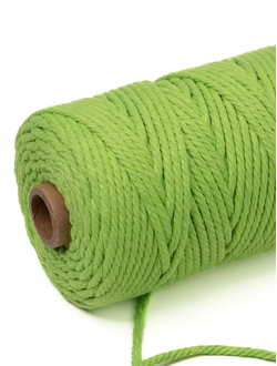Веревка 3 мм 100 М ярко-зеленая