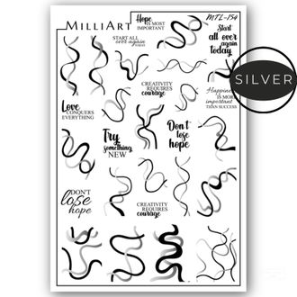 Слайдер-дизайн MilliArt Nails Металл MTL-154