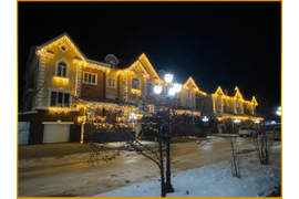 Монтаж новогодней иллюминации - Ангарск