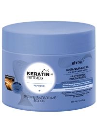 Витекс Keratin &amp; Пептиды Бальзам-Маска  для всех типов волос против выпадения 300мл