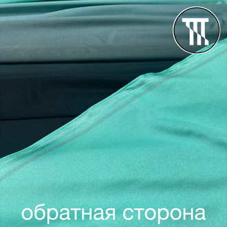 Бифлекс глянец градиент, цв. Черный + Светлая мята
