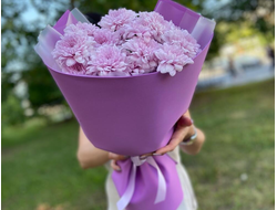 Букет из 3 кустовых хризантем