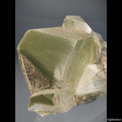 Горный хрусталь с включениями хлорита. Северная Осетия. 50*25*30мм.