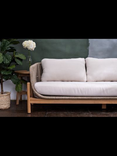 Диван из тика трехместный Talara