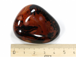 Сердолик, сардоникс, полировка, Индия (48*40*22 мм, 62 г) №28289