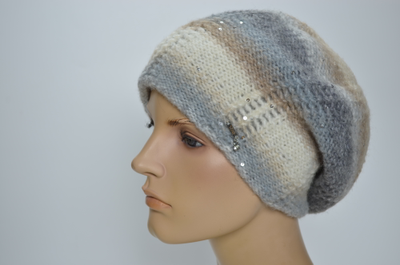 Вязаный берет Италия