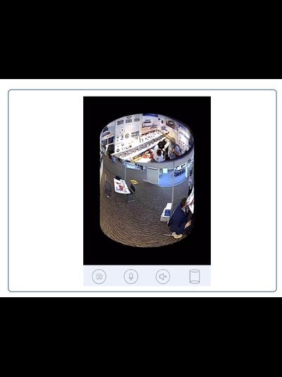 Потолочная- настенная WiFi видеокамера панорамная с DVR (fish_ufo_v380_B),  HD 960P