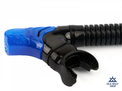 Маска с трубкой Sargan "ДАЙВА-С" черный/синий