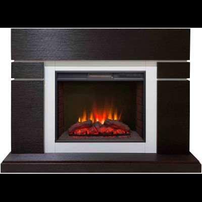 Электрокамин Лондон BL-WT с очагом Sparta 25.5 LED