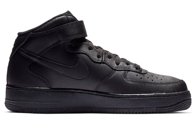 Кроссовки Nike Air Force 1 Mid '07 Triple Black (2021)  фото