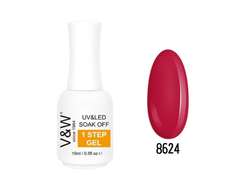 Гель-лак однофазный ONE STEP 15 мл.-- Gel Lac ONE STEP, 15 ml--- 8624