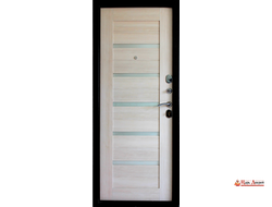 КОРСИКА 5С темное серебро/светлый ларче белое стекло