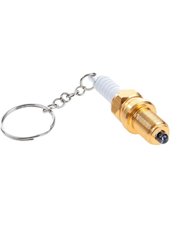 Брелок «Свеча зажигания с фонариком», металл ЗОЛОТО