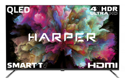 Телевизор Harper 50Q850TS  50"  4K Smart TV  Черный