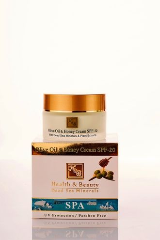 Крем с оливковым маслом и мёдом SPF-20 Health & Beauty (Хелс энд Бьюти) 50 мл