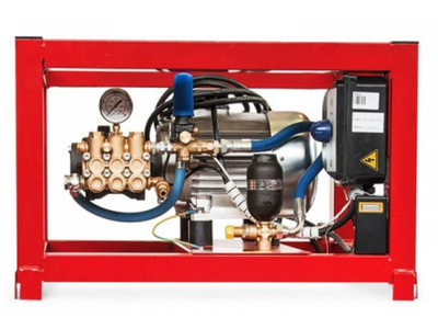 Аппарат высокго давления H.P.WASHER KS400 15-200 50HZ3F7,5HP TST-MM15200-FIX без аксессуаров на раме