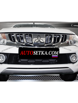 Premium защита радиатора для Mitsubishi L200 (2015-2018)