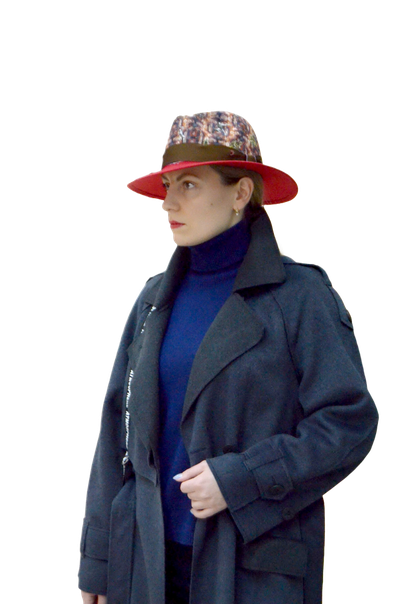 Итальянское пальто и шляпа