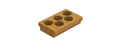 Модуль для специй на 5 отверстий PSR 011-2-3 PearlArc